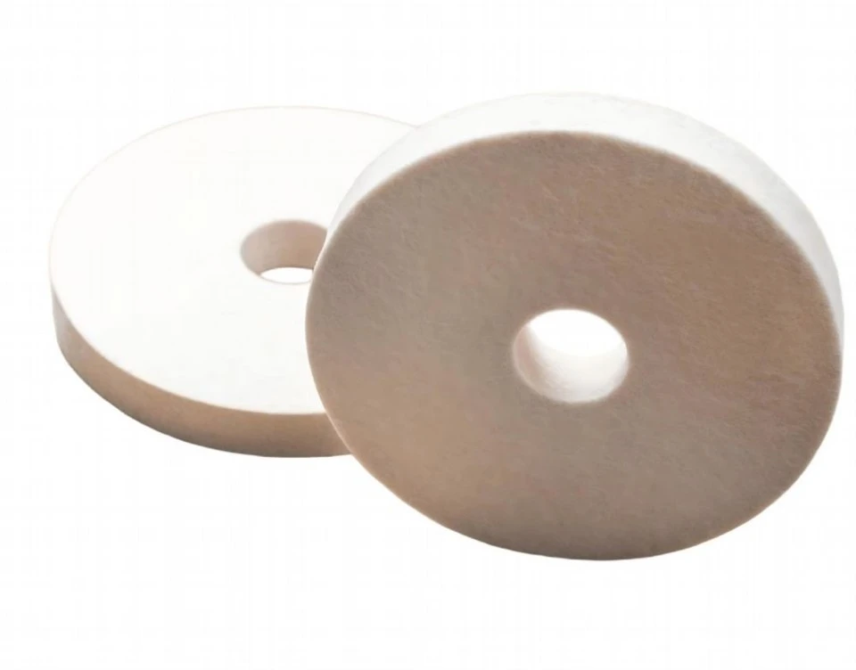 4 inch felt wheels (3)